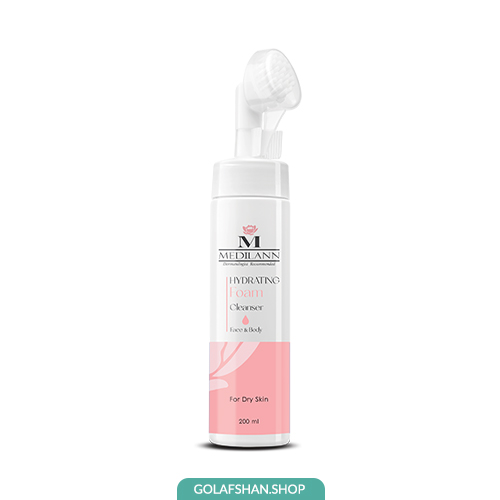 فوم شستشوی براش دار مدیلن پوست خشک