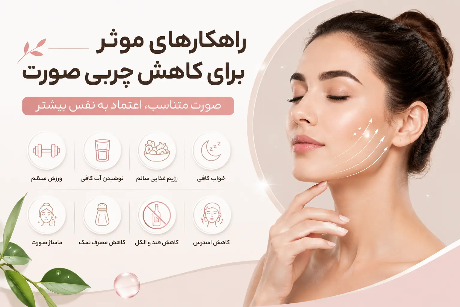 از بین بردن چربی صورت